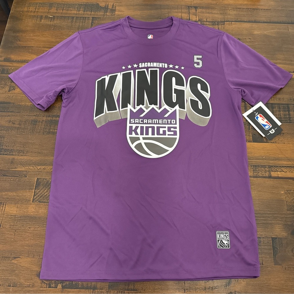 Sacramento Kings DeAaron Fox #5 Mens M Medium NBA Basketball Shirt Purple New